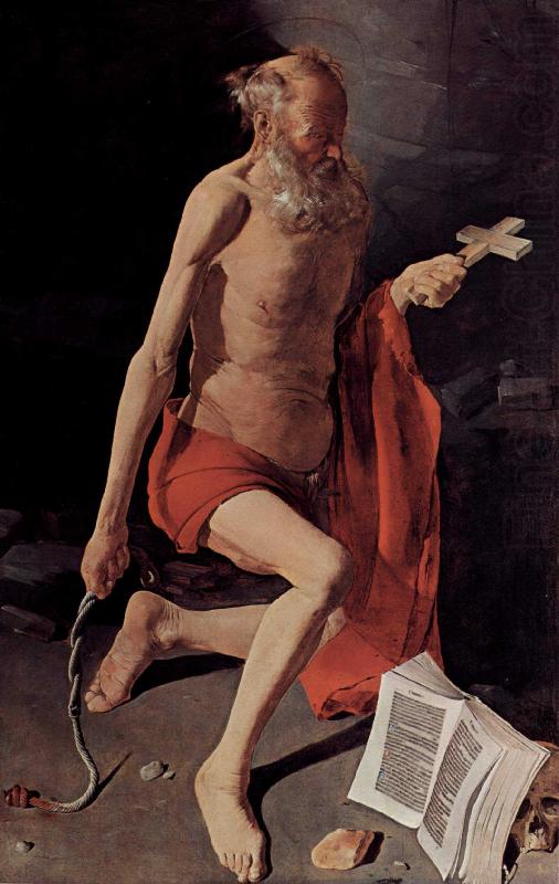 Georges de La Tour Bubender Hl Hieronymus oil painting picture